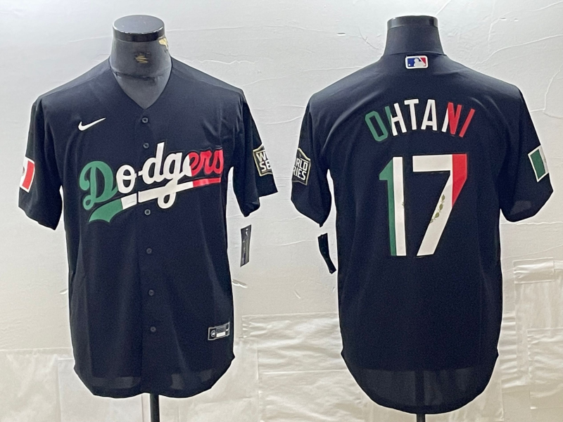 Men's Los Angeles Dodgers Shohei Ohtani Black Jersey